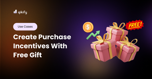 create purchase incentives with free gift 