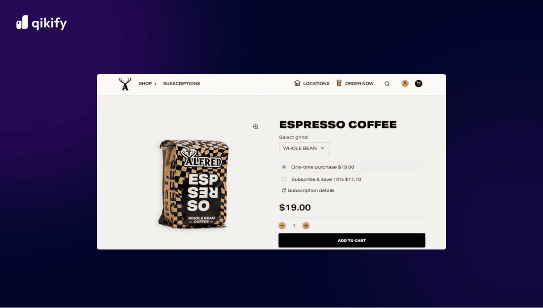 E-Commerce product page composition