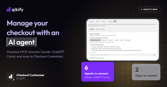 What’s new in Checkout Customizer: Checkout MCP and UTM conditions