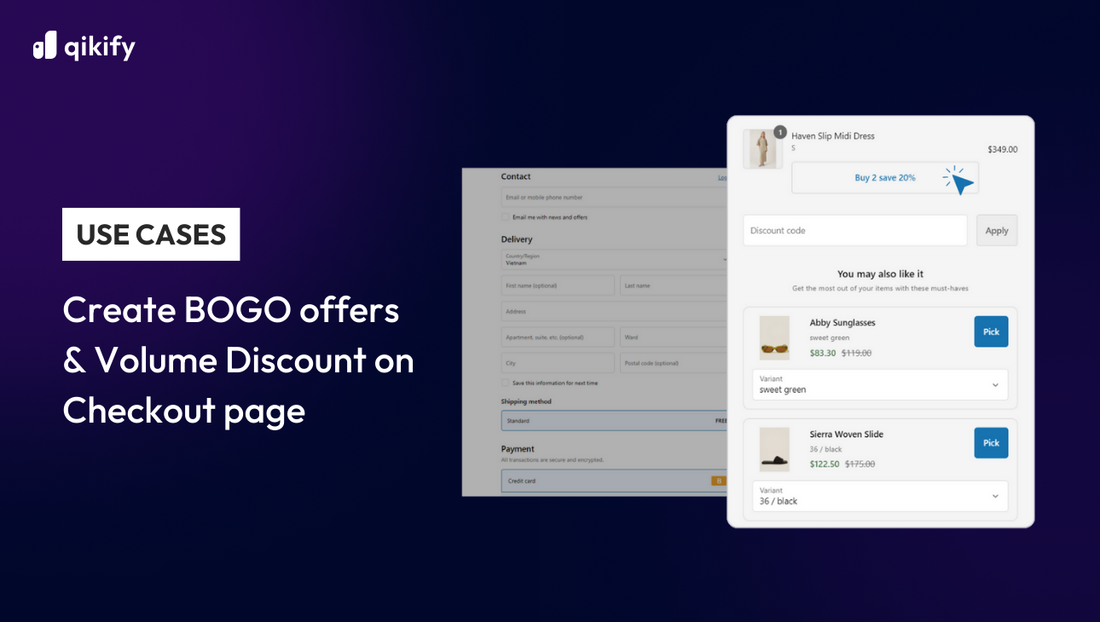 BOGO Offers and Volume Discounts on Shopify Plus Checkout