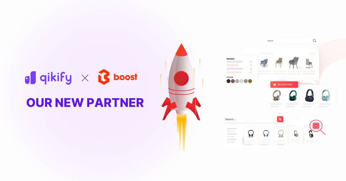 Partnership announcement qikify and Boost commerce