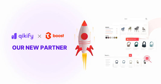 Partnership announcement qikify and Boost commerce