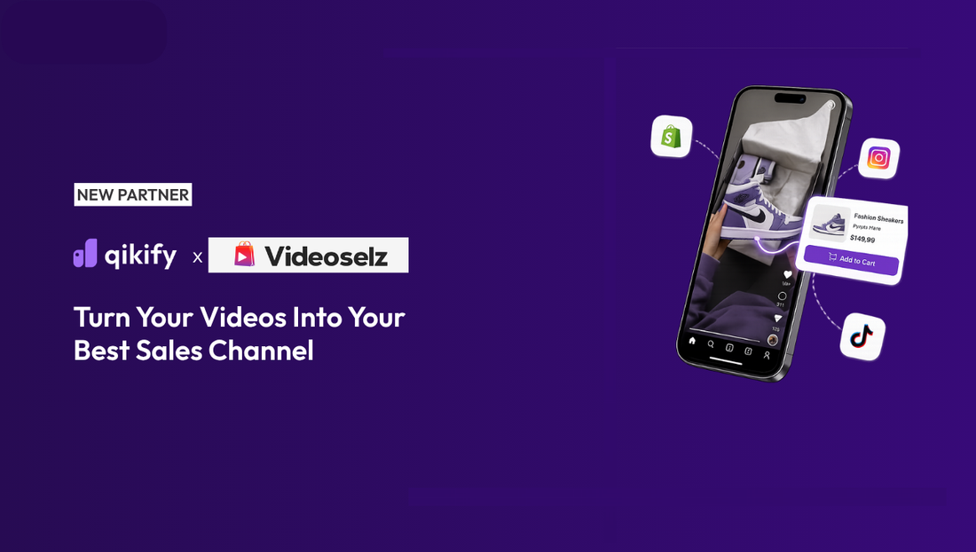 Qikify x Videoselz: Turn videos into shoppable content