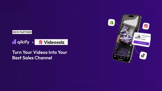 Qikify x Videoselz: Turn videos into shoppable content