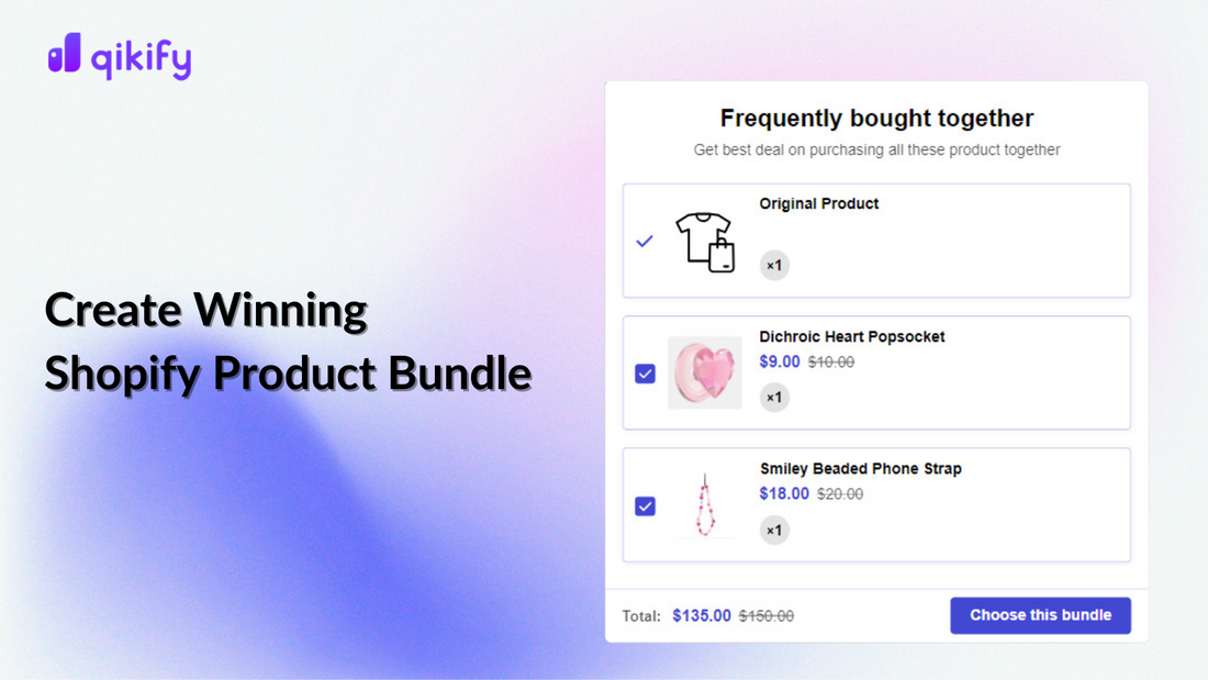 How to create winning Shopify product bundle