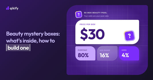 Beauty mystery boxes: what's inside and how to build one, with a $30 box and its 80%, 16% and 4% odds