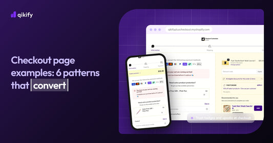 Checkout page examples: 6 patterns that convert, with a Shopify Plus checkout on desktop and mobile