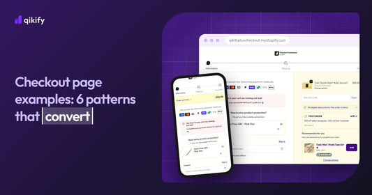 Checkout page examples: 6 patterns that convert, with a Shopify Plus checkout on desktop and mobile