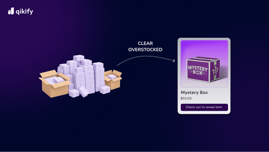 clear overstocked with mystery boxes