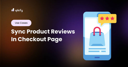 sync product reviews in checkout