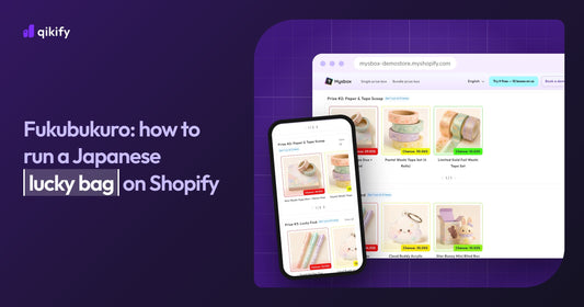 Fukubukuro: how to run a Japanese lucky bag on Shopify, with a Mysbox lucky bag product page on desktop and mobile