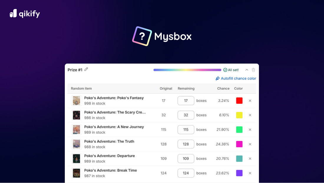 Mysbox Mystery Box Builder app