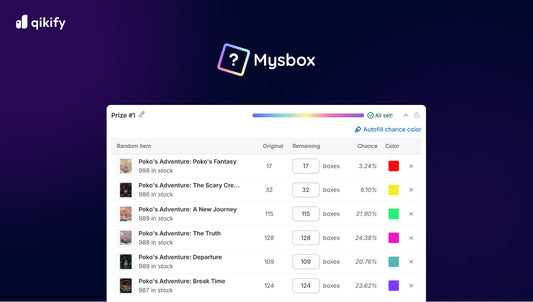 Mysbox Mystery Box Builder app