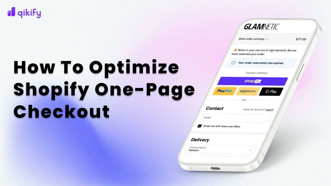 optimize Shopify one-page checkout