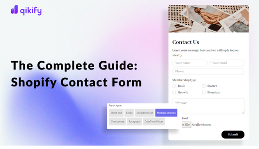 Shopify contact form guideline