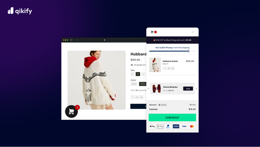 Shopify sticky cart to prevent sales abandonment