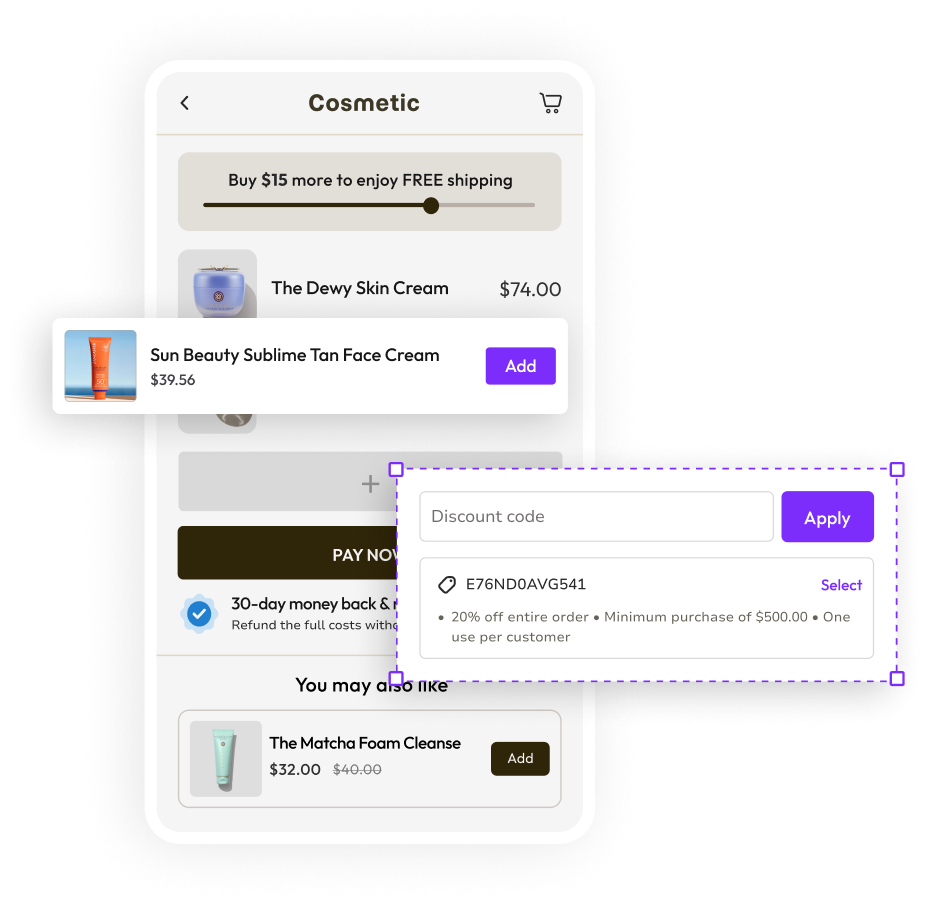 Qikify Checkout Customizer on a Shopify checkout page