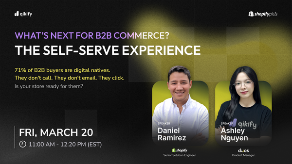 Webinar: What's next for B2B commerce? The self-serve experience